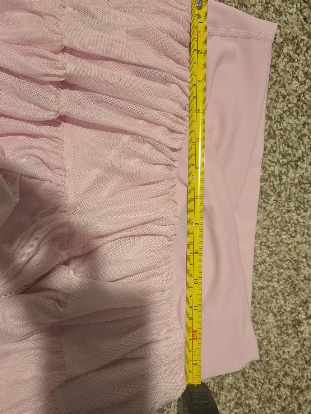 Women’s Pink Circle Skirt with Flared Tiers - Picture 5 of 5